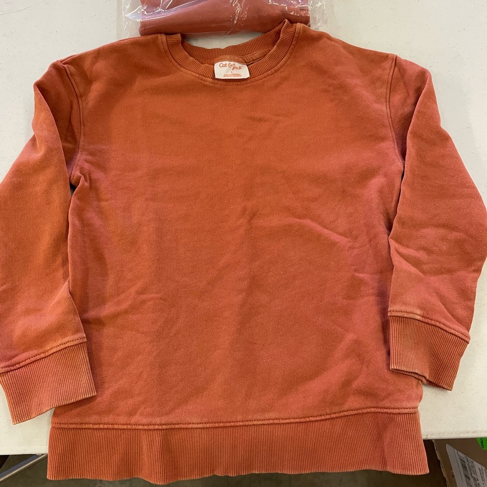 Kids cinnamon color sweatshirt Cat & Jack